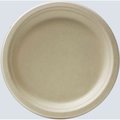 Total Papers Total Papers Eco-Friendly Round Plates, 9", Wheat Stalk Fiber, 500 pcs. WS-P013